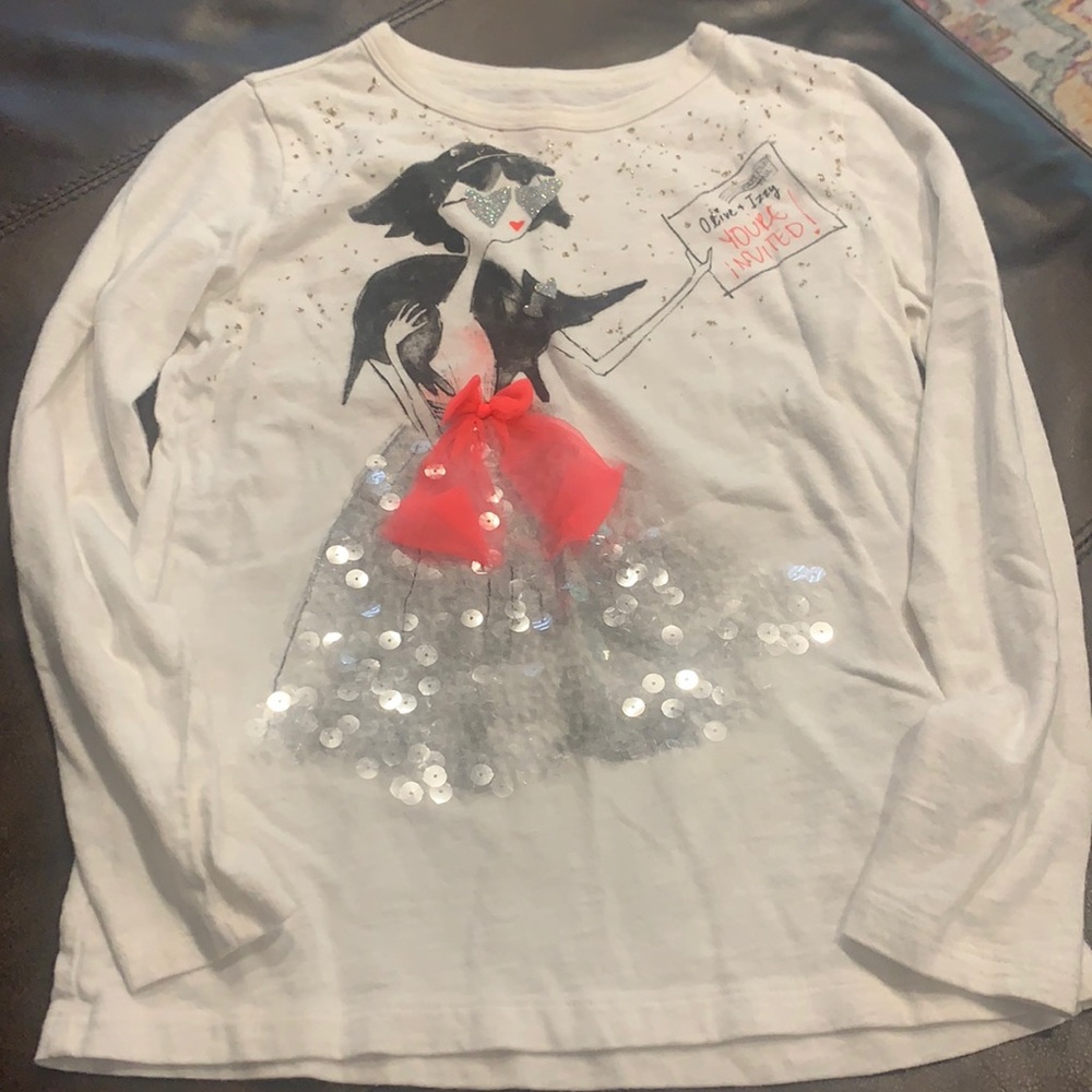 Girls Crewcuts long sleeve tee